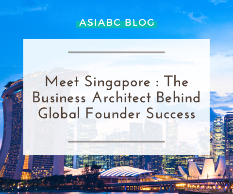 Singapore skyline at twilight with Marina Bay Sands & Singapore Flyer, symbolising global growth in Asia with SG company setup.