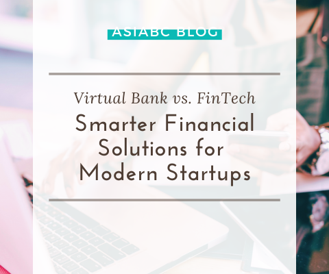 Entrepreneur exploring virtual bank and FinTech platforms for smarter business banking with AsiaBC.