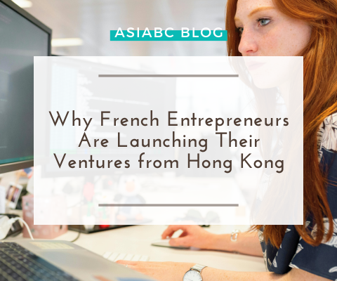 French entrepreneur focused on building a Hong Kong-based startup from a modern workspace with AsiaBC's remote setup support.