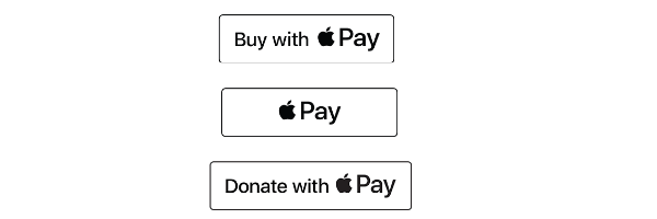 Symbol of Apple Pay - online checkout 