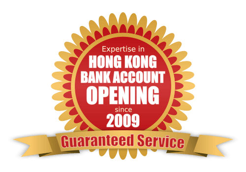 Expertise in Hong Kong Bank Account Opening since 2009. Guaranteed Service.